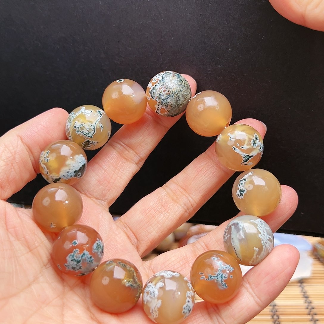 未镶嵌玛瑙/玉髓珠宝半成品