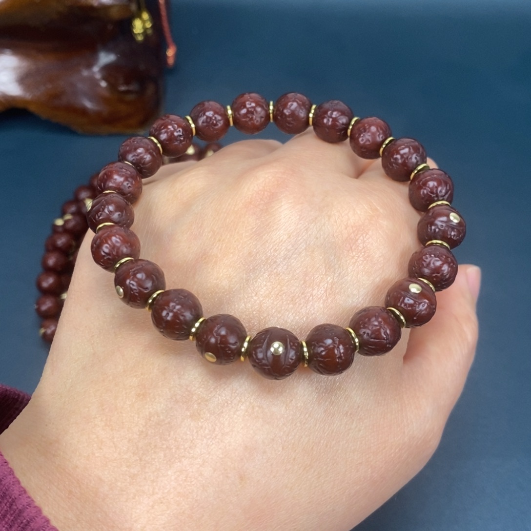 凤眼菩提吊坠单圈镶嵌1.0