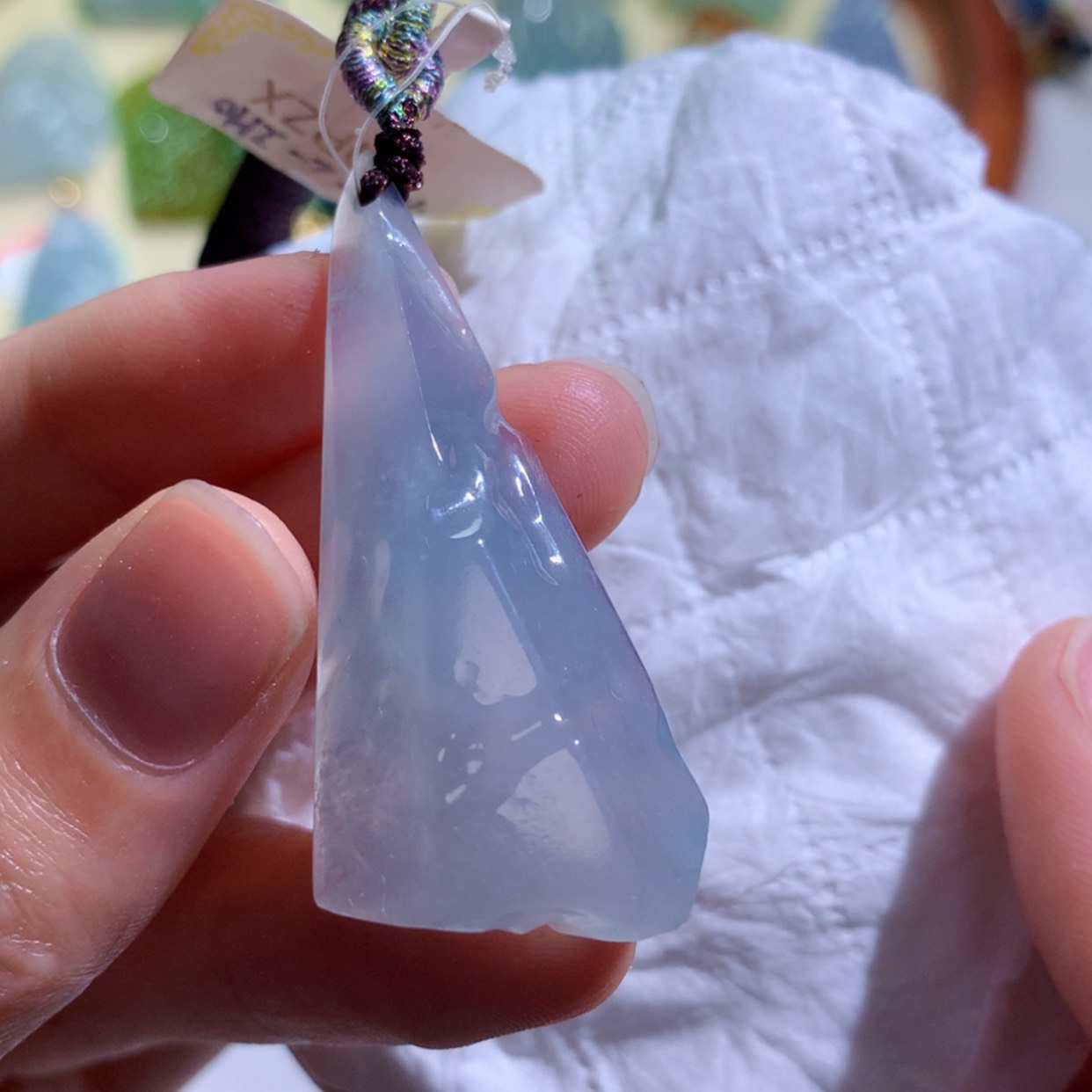 【闪购商品】翡翠未镶嵌吊坠(不含链) 3187