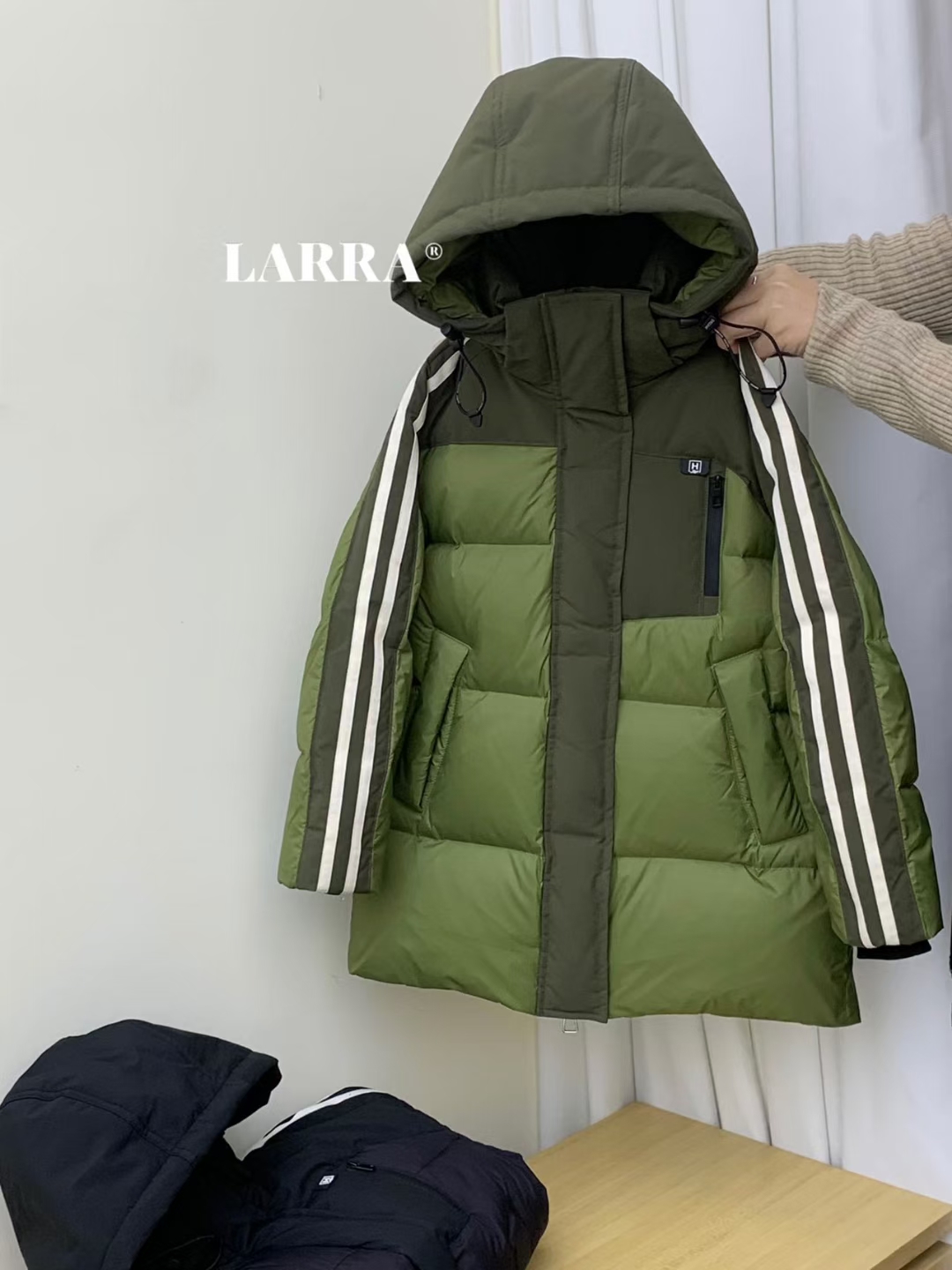 羽绒服通用男女连帽长款羽绒服都市畅想系列新国标绒子含量90%