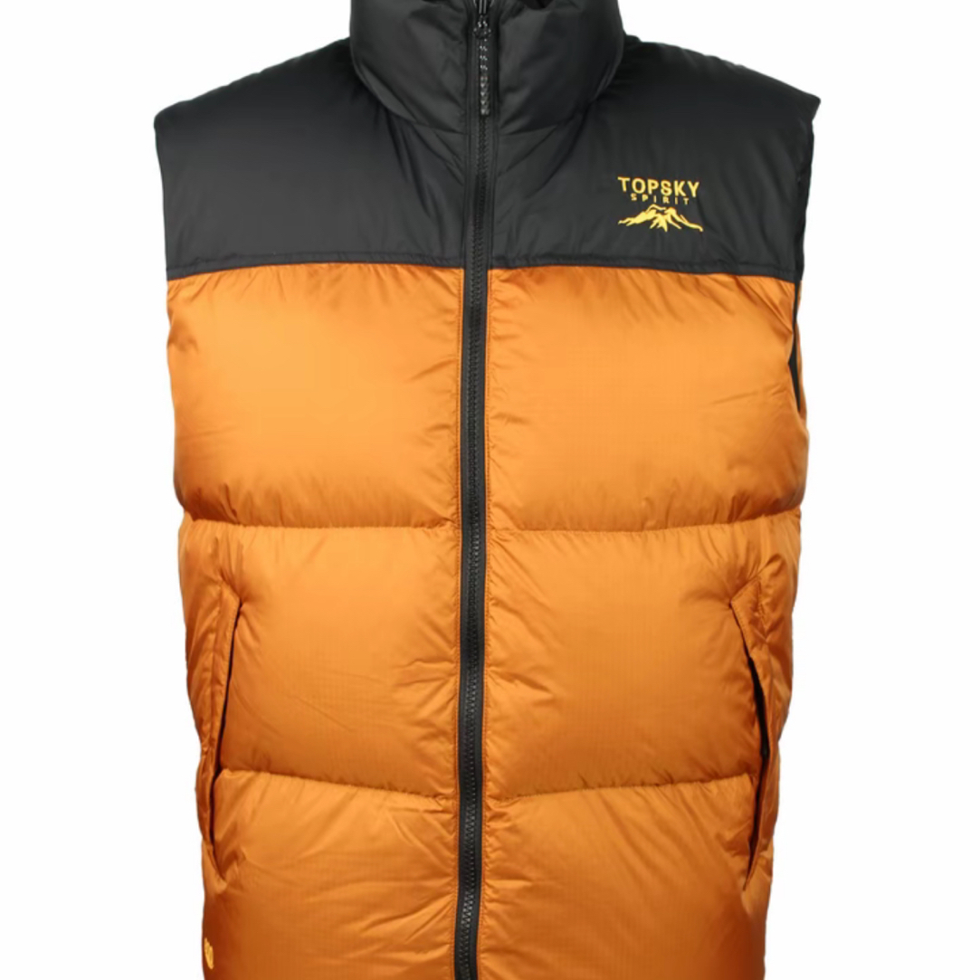 小雪山款羽绒背心修身型立领款