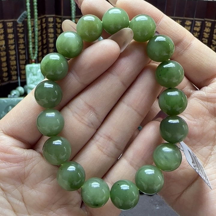 和田玉（碧玉）手串未镶嵌