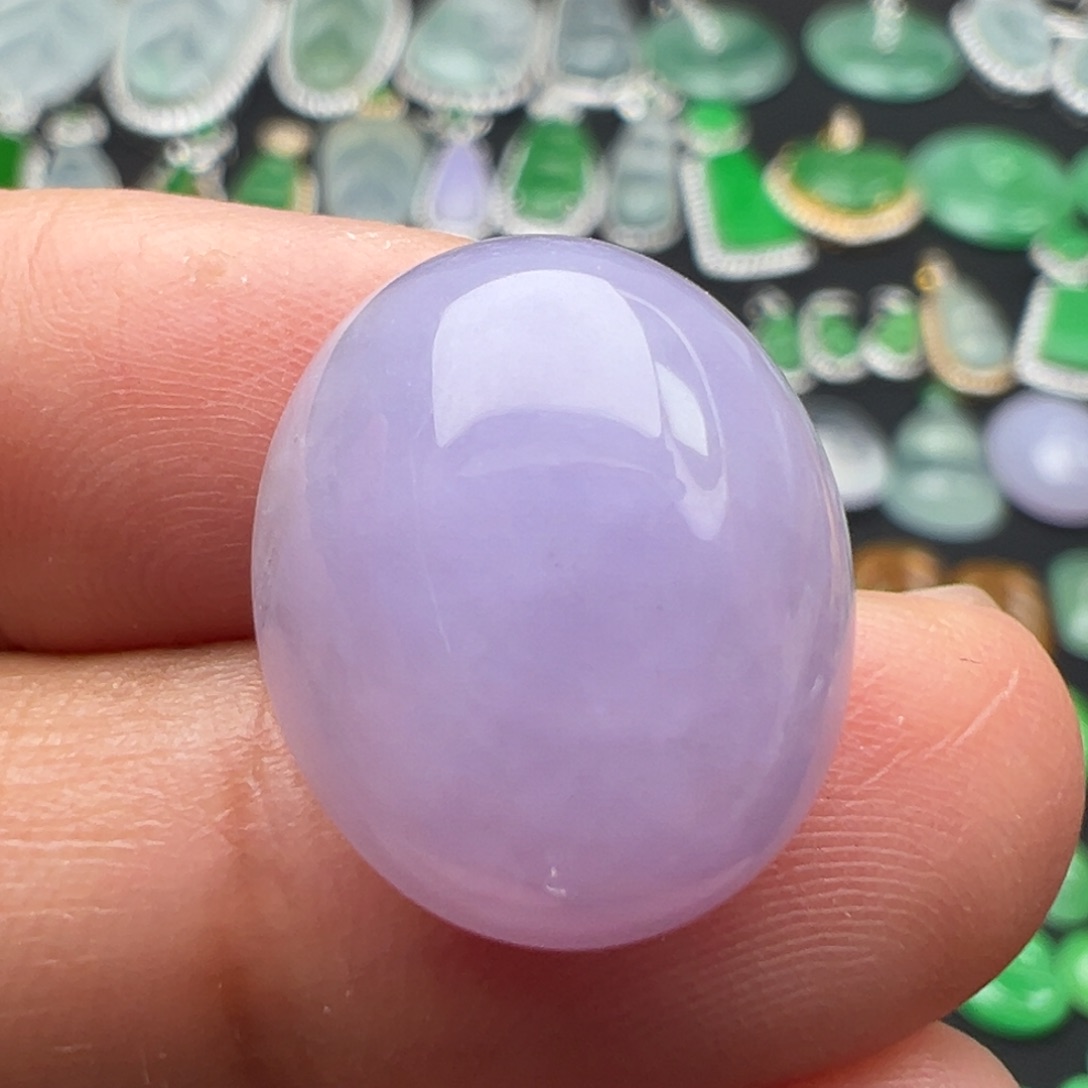 翡翠未镶嵌颈饰蛋16.9