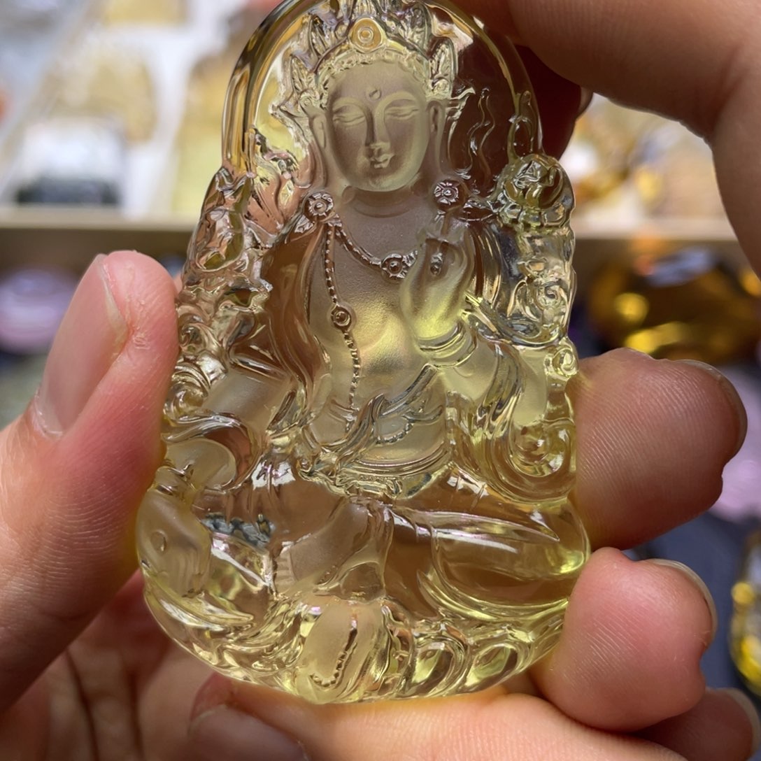 水晶颈饰未镶嵌定制