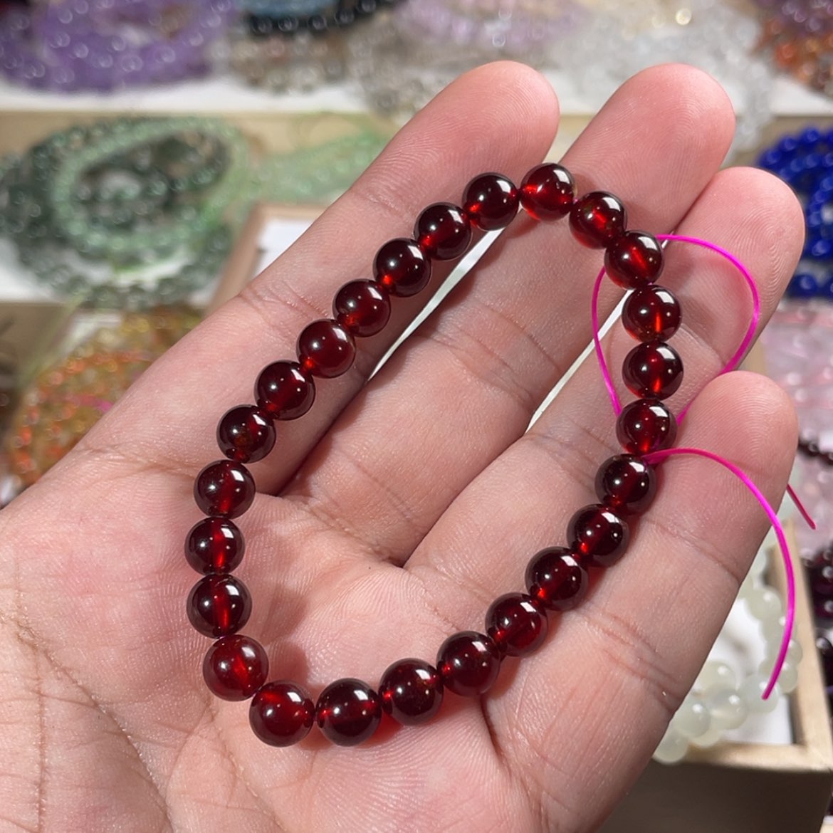 【闪购商品】石榴石手链未镶嵌*️****