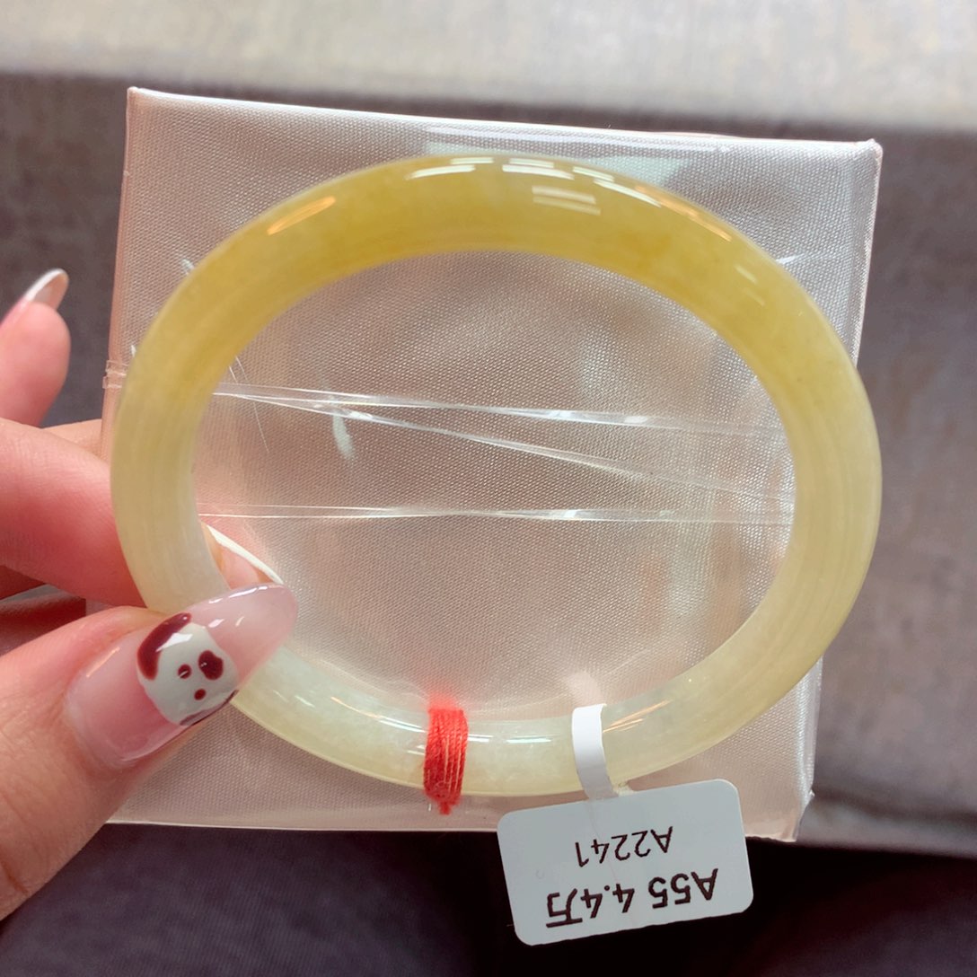 翡翠手镯未镶嵌55圆（26）45号