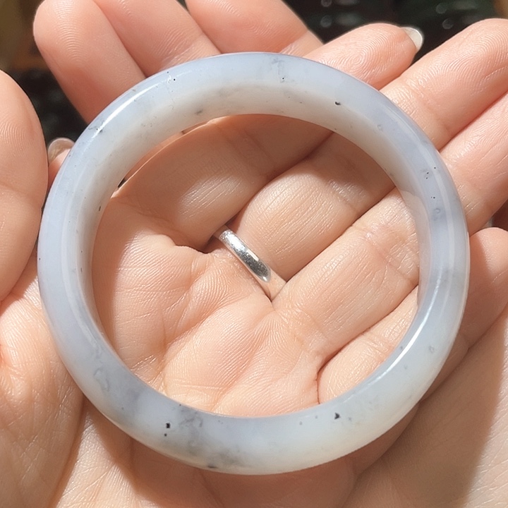 和田玉未镶嵌和田玉配饰55+圈口