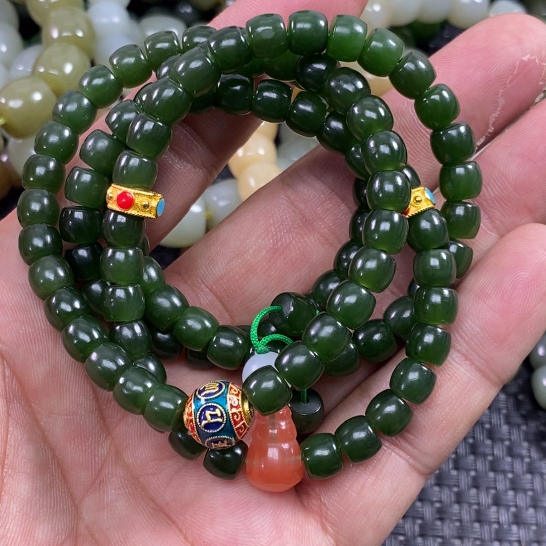 和田玉手链未镶嵌