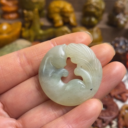 蛇纹石玉未镶嵌颈饰88