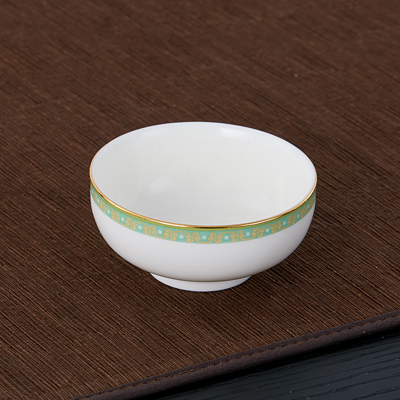 【四合如意 茶杯】硅元瓷器 四合如意茶杯单件