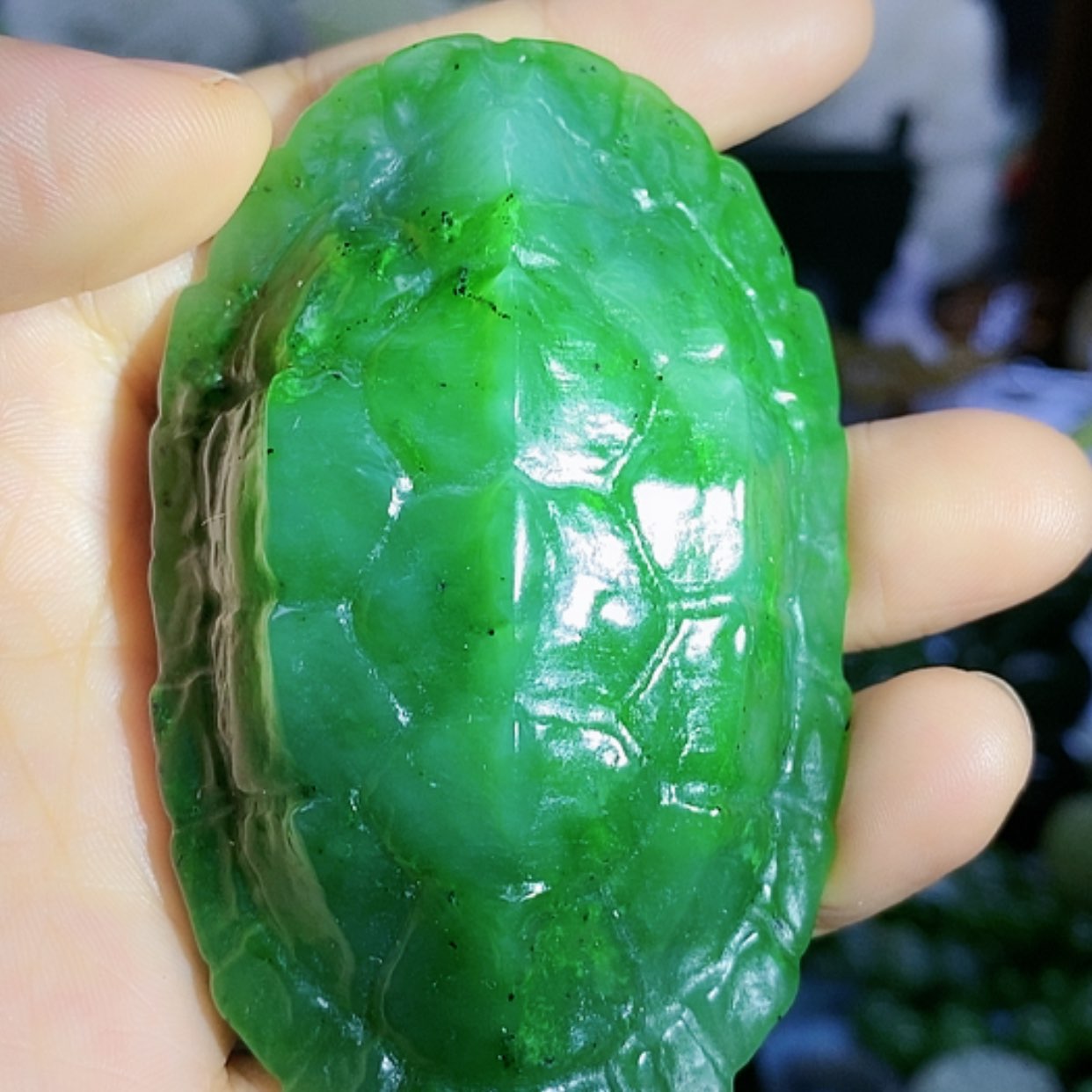 【闪购商品】未镶嵌和田玉（碧玉）把件