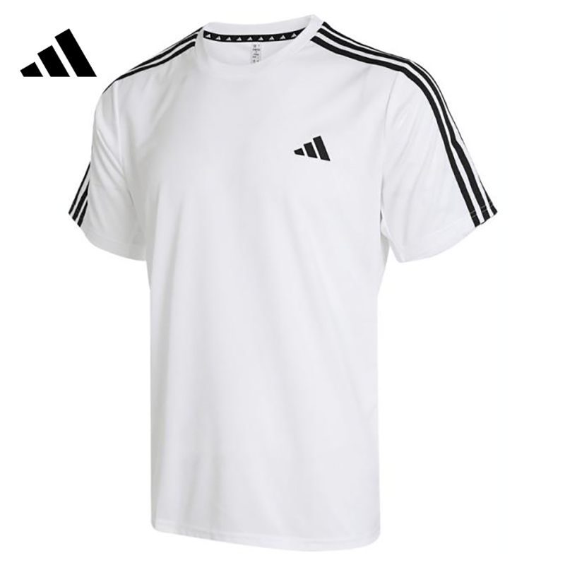 adidas阿迪达斯男子TR-ES BASE 3S T针织运动短T恤IB8151