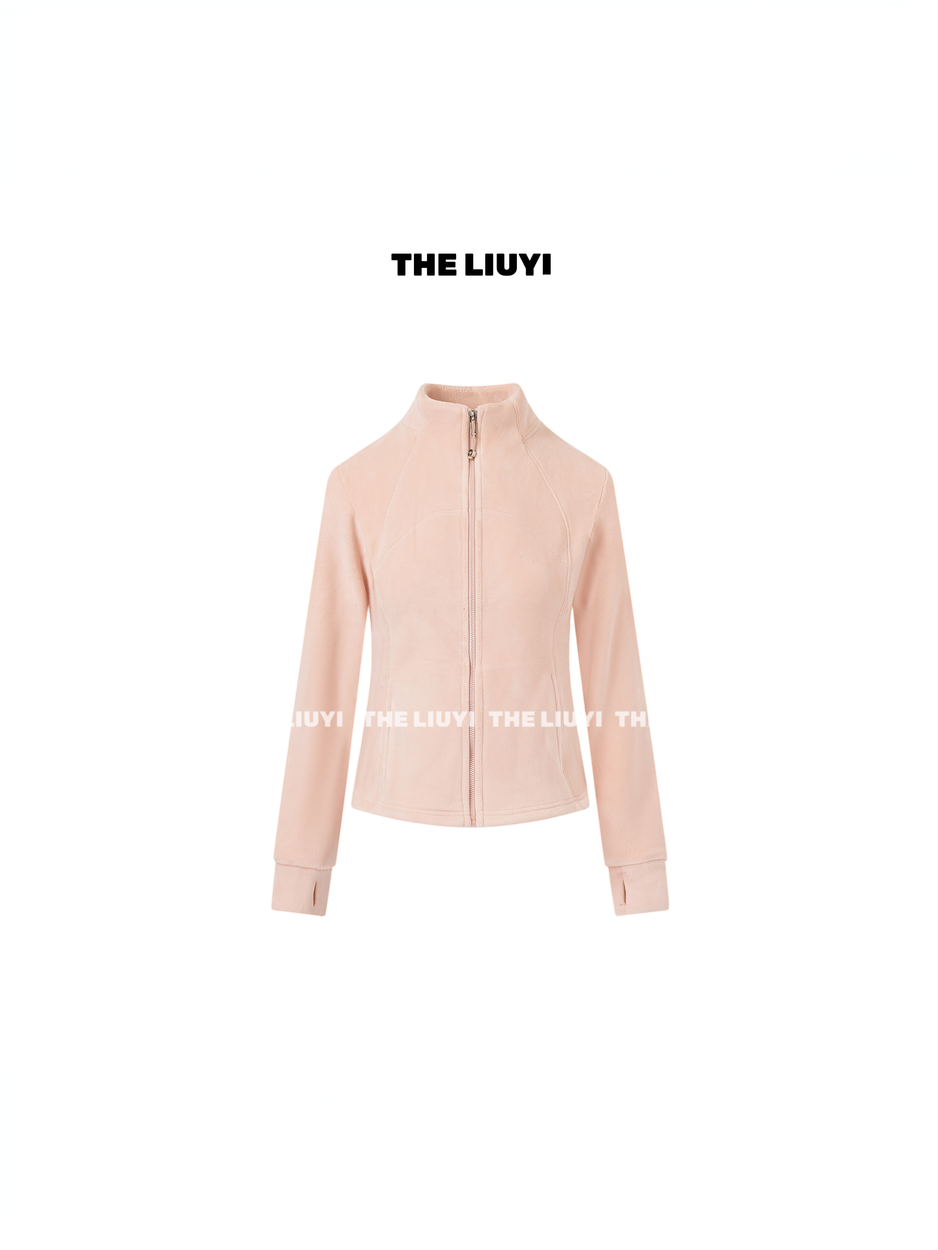 【LIUYI】小蛮腰～冬季立领双面绒修身显瘦保暖拉链外套510251