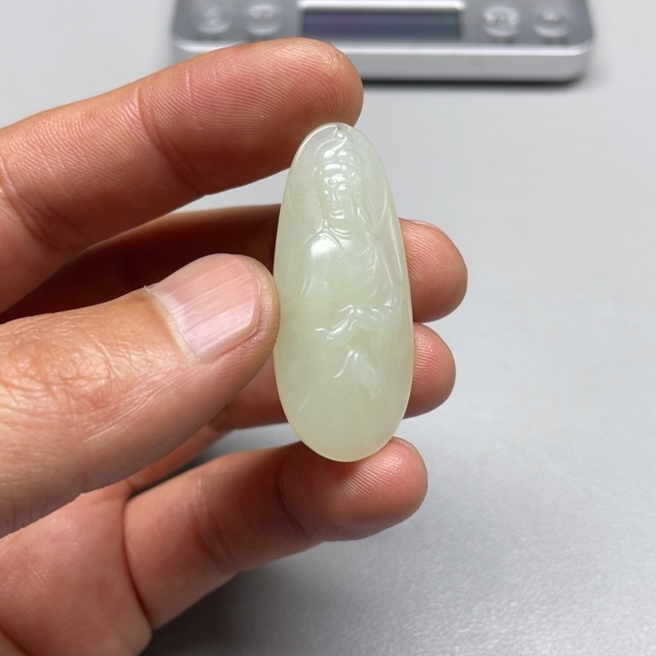 和田玉吊坠(不含链)未镶嵌抹****春