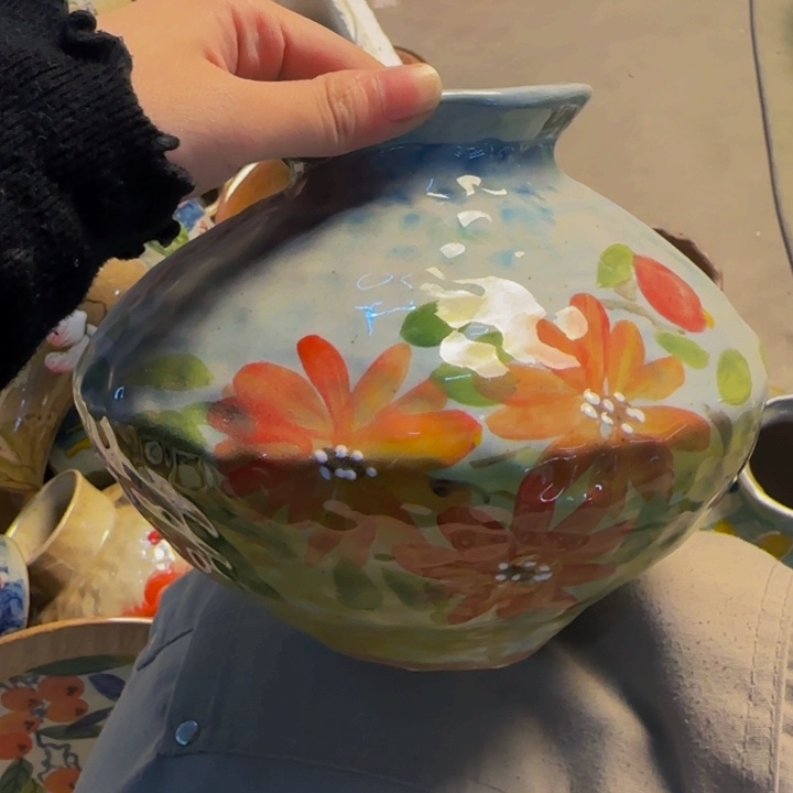 瓷片景德镇陶瓷手工手绘