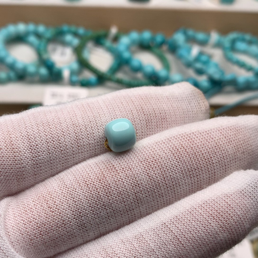 绿松石未镶嵌珠宝奇石8.3mm