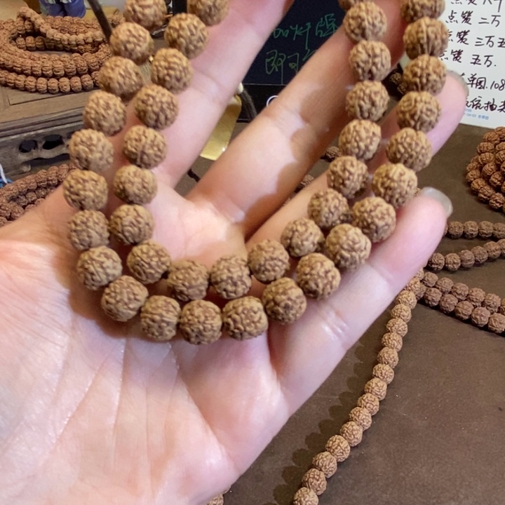 金刚菩提吊坠精挑白头闷墩龙双圈