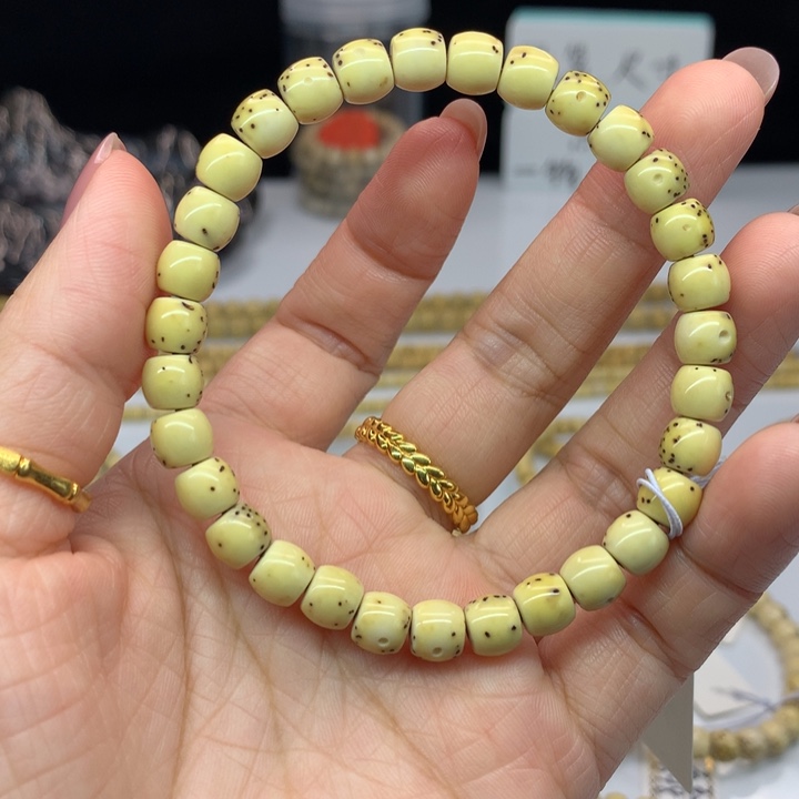 星月菩提手串6.7大留白