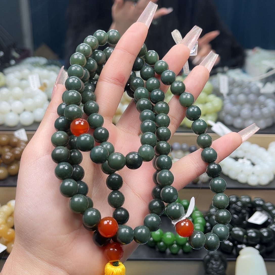 和田玉手链未镶嵌