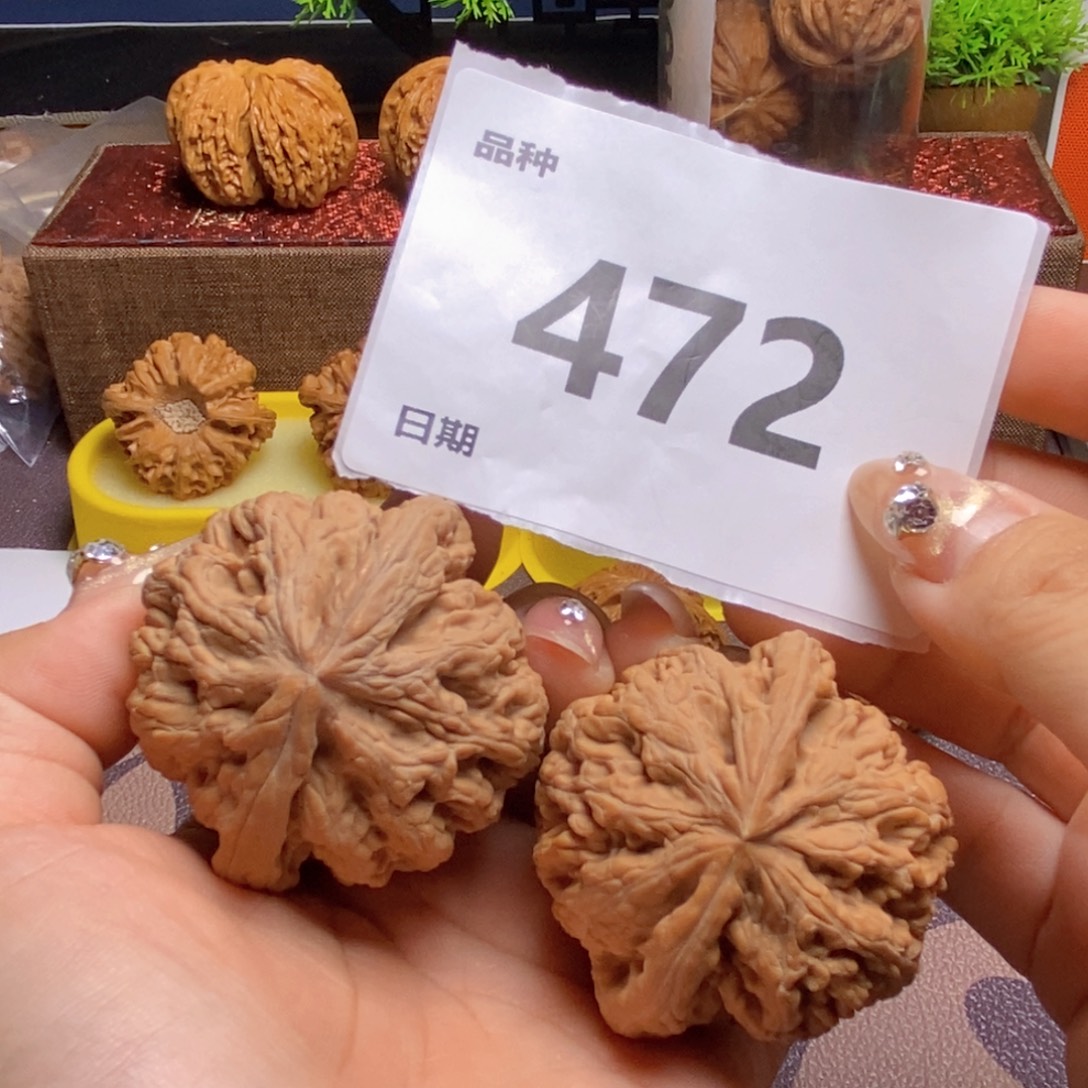 把件文玩核桃472粗筋全品47+