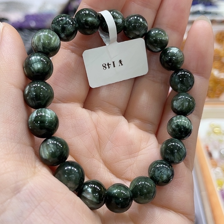 未镶嵌珠宝半成品水晶绿龙晶