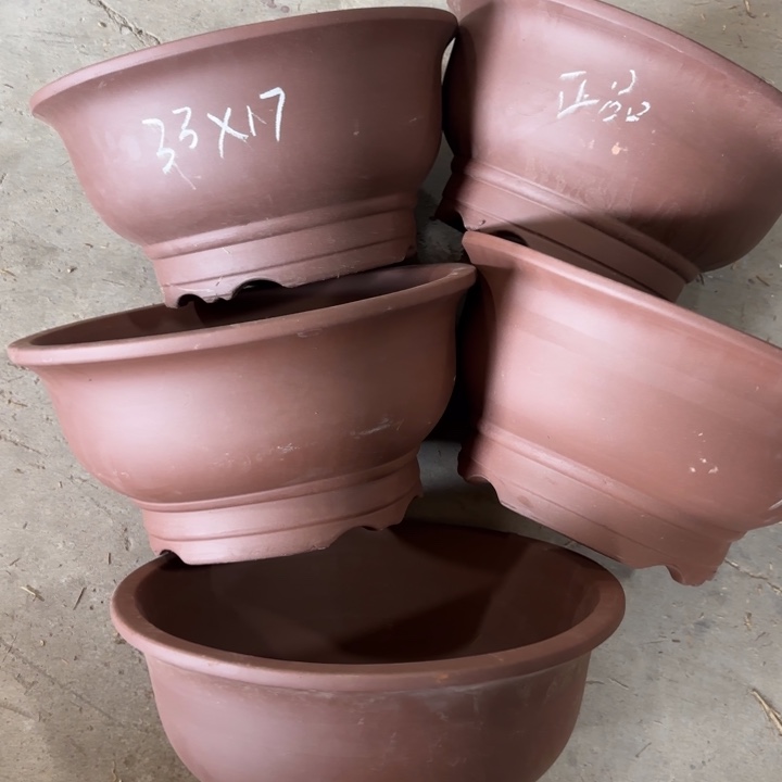 紫砂花盆110-5。 33-17。     