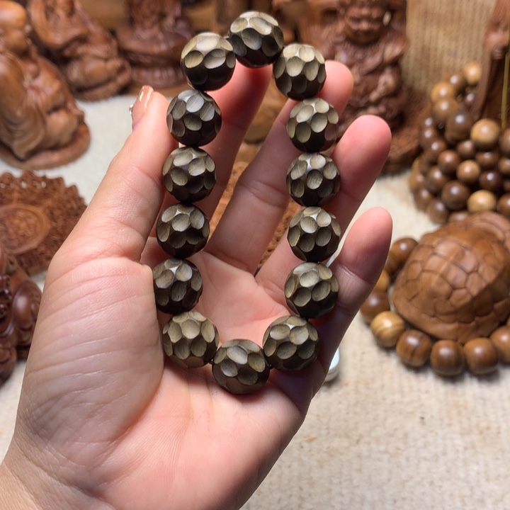 檀香木其他老山檀香手把件