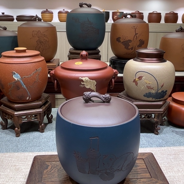 紫砂茶叶罐茶叶罐