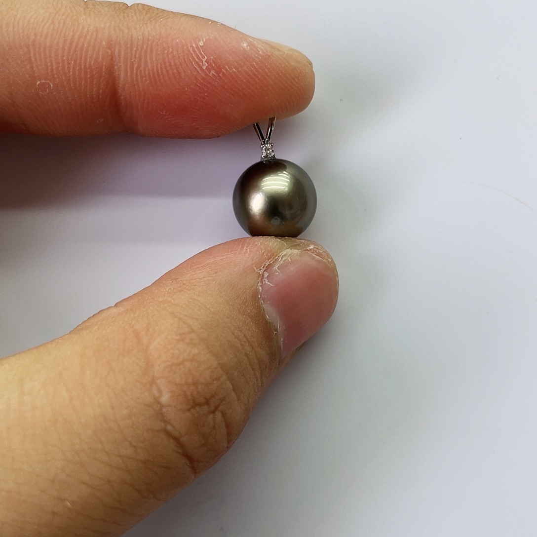 海水珍珠18K金镶嵌颈饰