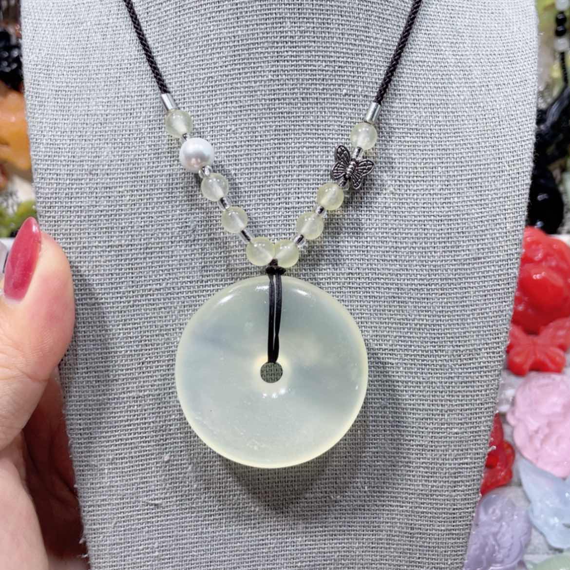 【闪购商品】未镶嵌岫玉颈饰15吊坠