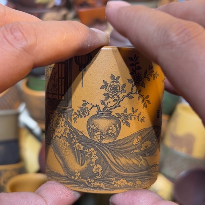 紫砂茶杯宜兴紫砂主人杯