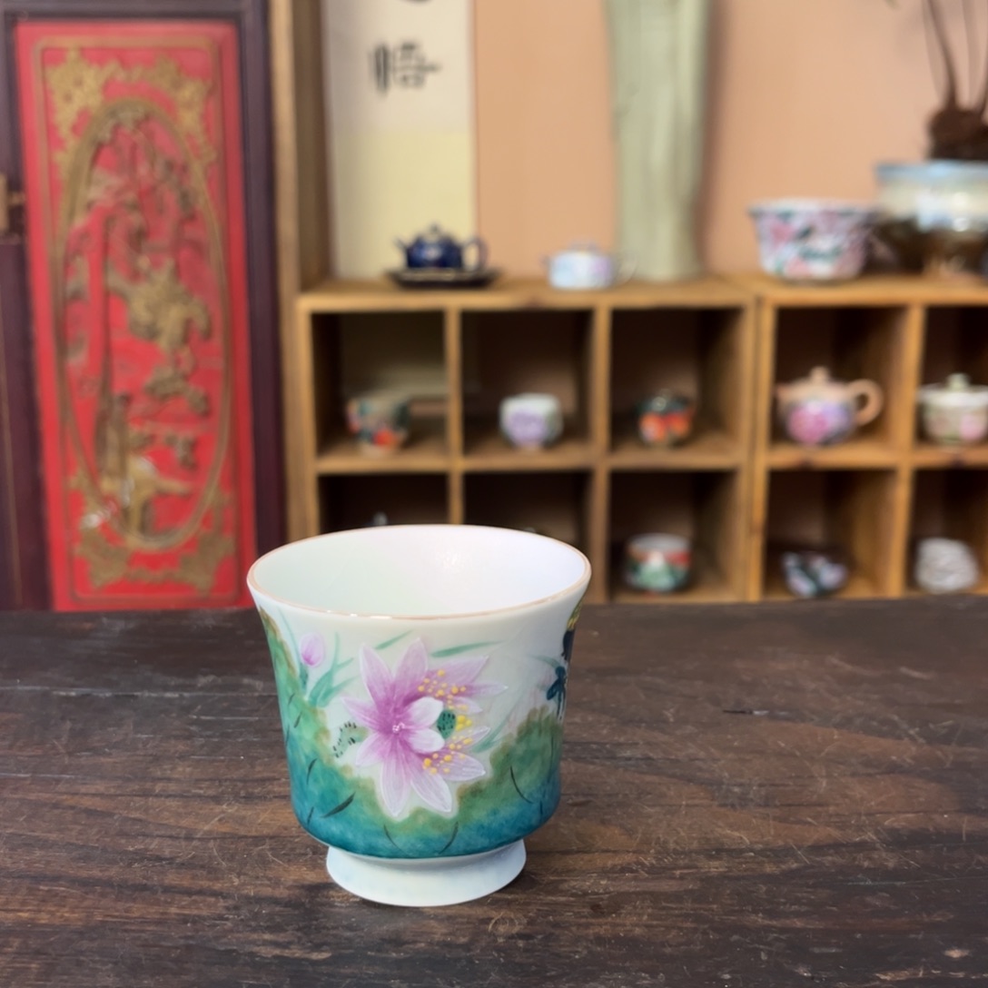 柴烧手工手绘陶瓷