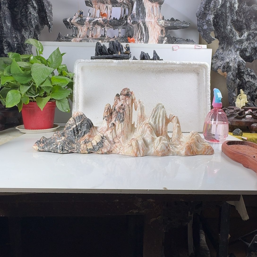 永***处山峰摆件鱼缸造景