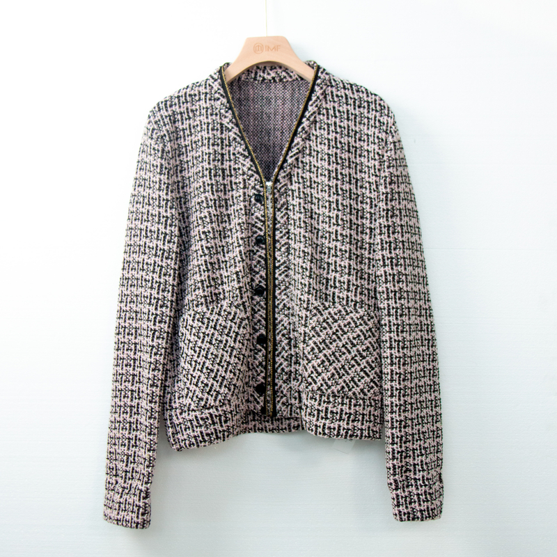 《泛黄信封》小香风粗花呢短款定制工费小鱼自制