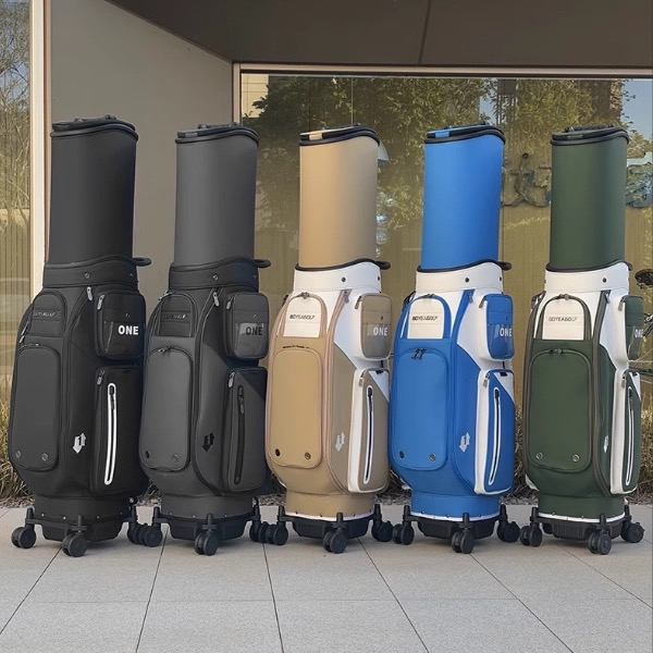 包邮新品boyea多功能伸缩球包航空包万向四轮时尚拼接双球包帽