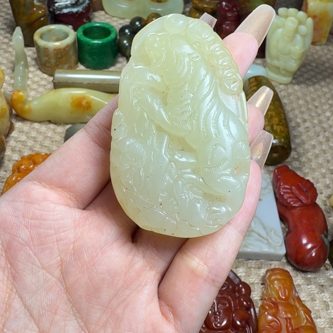 吊坠白玉菩提挂件