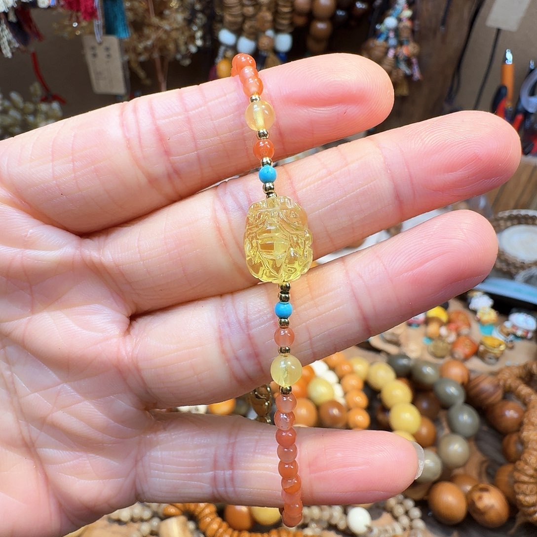 柏香籽/百香籽吊坠菩提树和