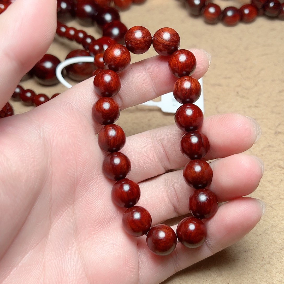 小叶紫檀手串/手链12泥料金星