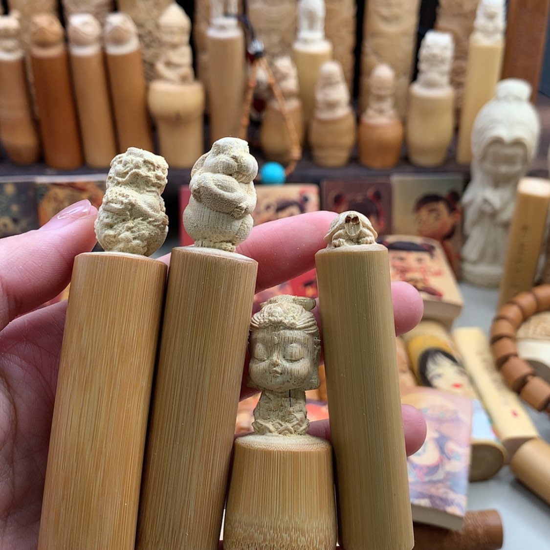 【闪购商品】竹实心竹哈哈哈开裂料哈