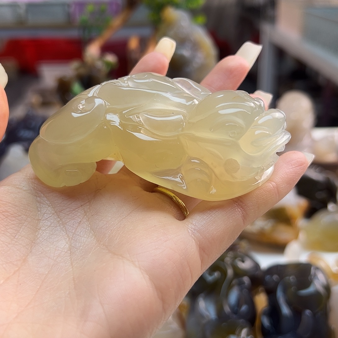 玛瑙/玉髓未镶嵌吊坠(不含链)