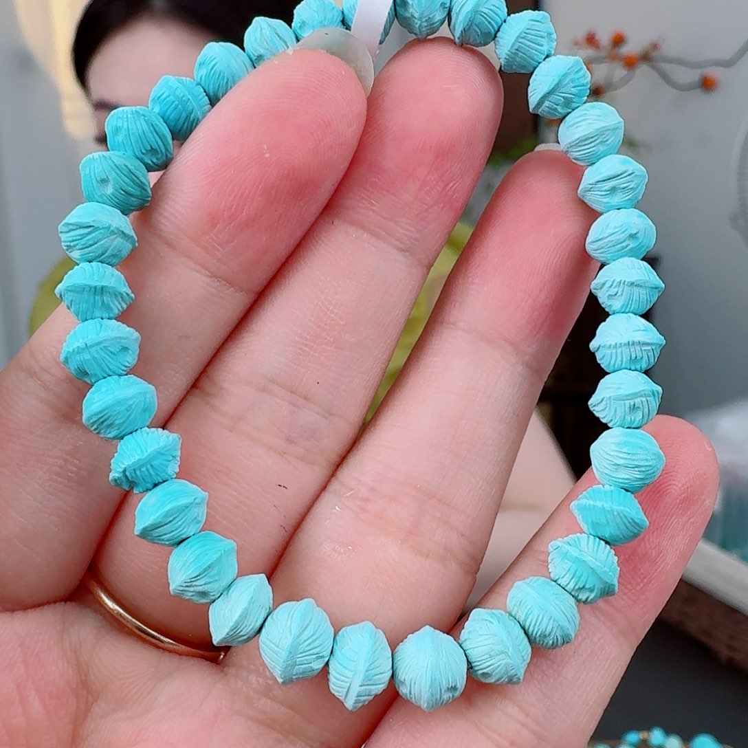 未镶嵌绿松石珠宝奇石