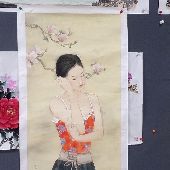 米***生国画68/130常老师人物