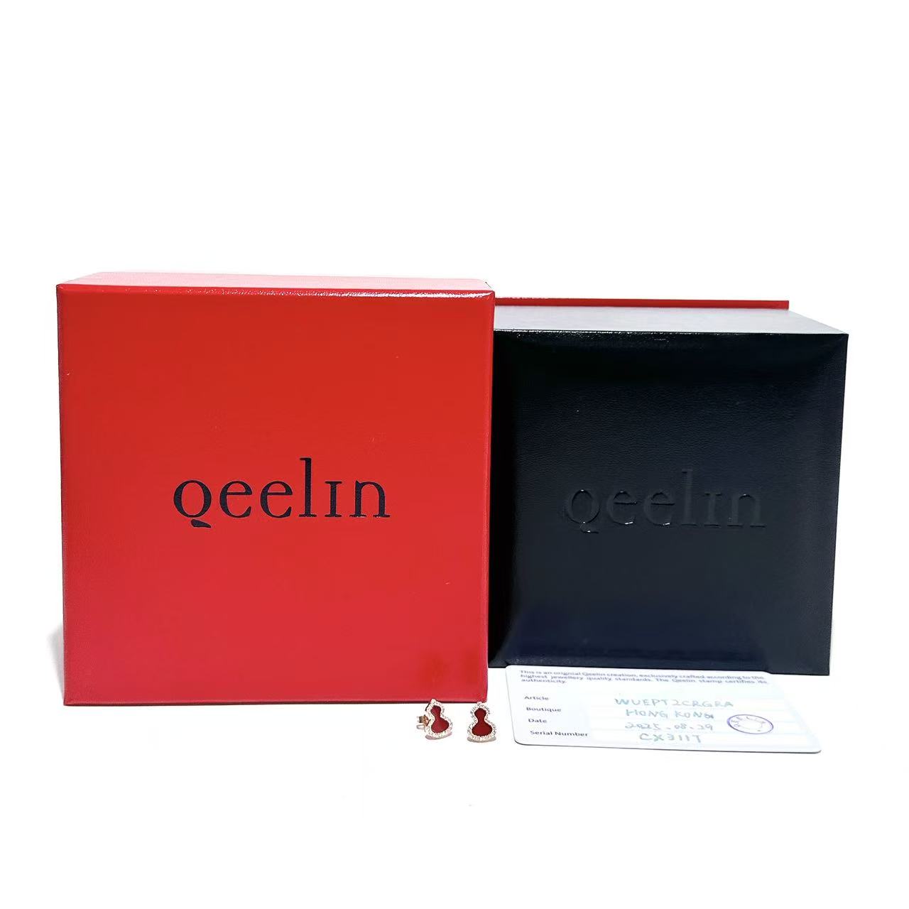 95新 Qeelin 95新 麒麟 安洁利严选耳钉/0017764