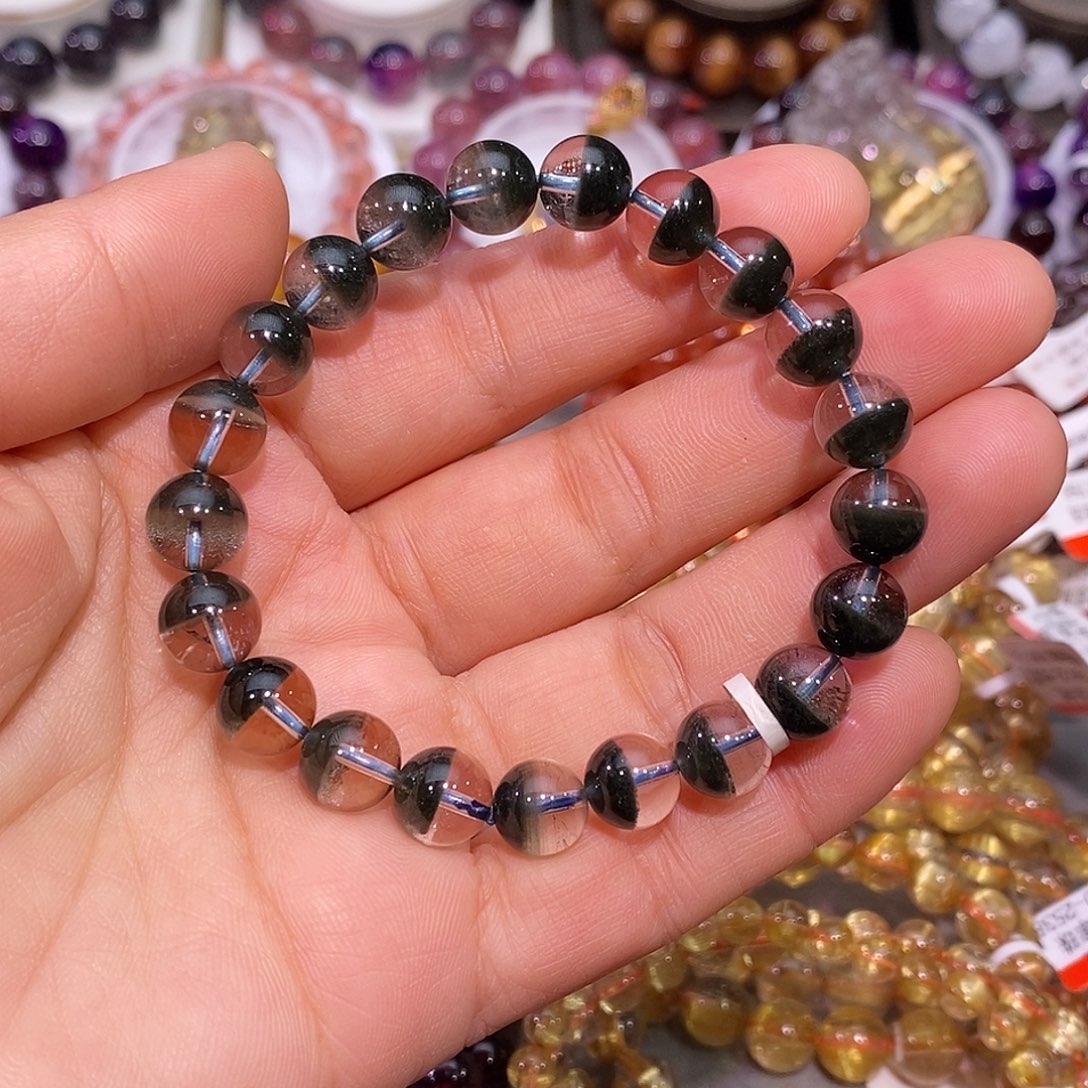 未镶嵌手链水晶绿幽灵9