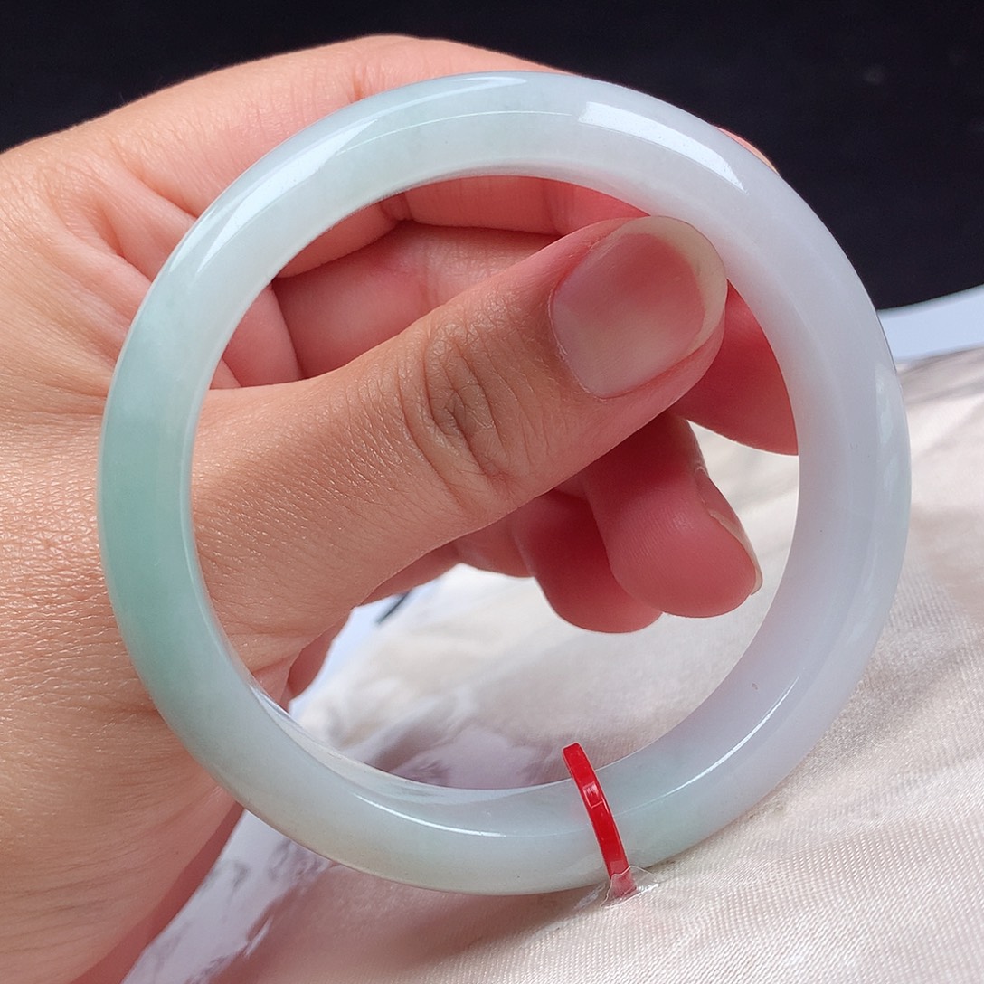 翡翠未镶嵌手镯54贵妃y566704