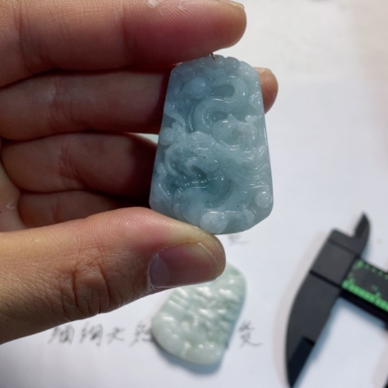 翡翠颈饰未镶嵌缅甸天然翡翠A货