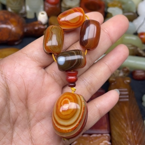 玛瑙/玉髓未镶嵌颈饰18