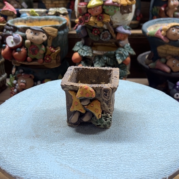 嘻哈多肉花盆百搭