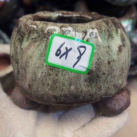 红陶粗陶花盆手工