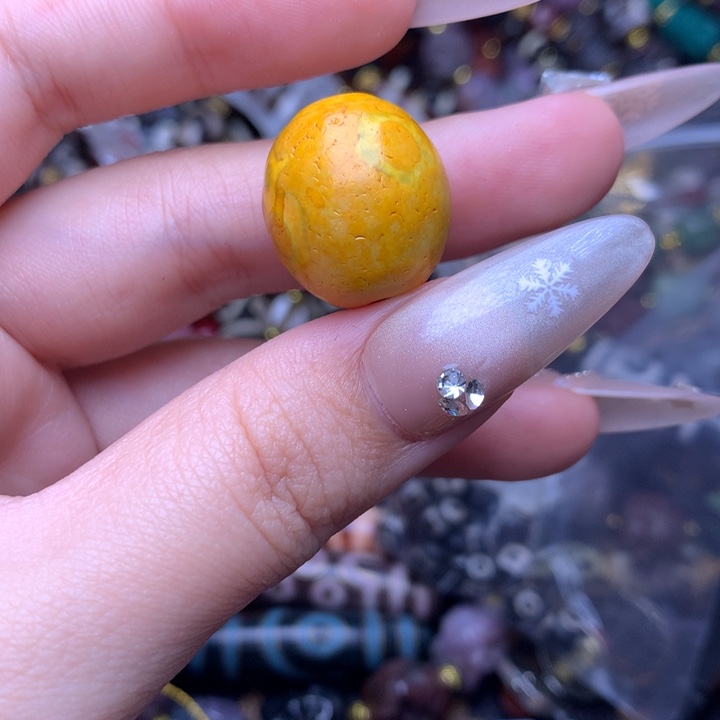 玛瑙/玉髓未镶嵌发一个